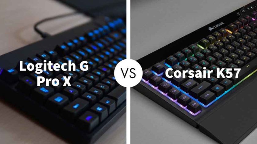 Logitech G Pro X Gaming Keyboard Vs Corsair K57 RGB Wireless Keyboard